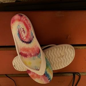 Skechers memory foam thongs